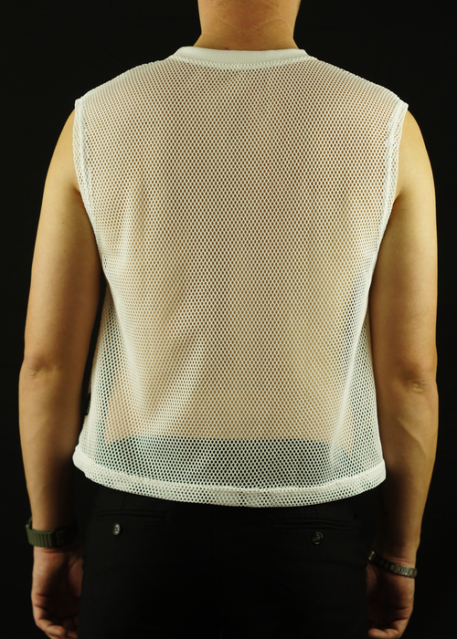 95 MESH TANK (WHITE)