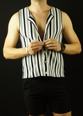 STRIPED BUTTON TANK
