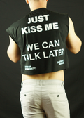 KISS ME TANK (WHITE)