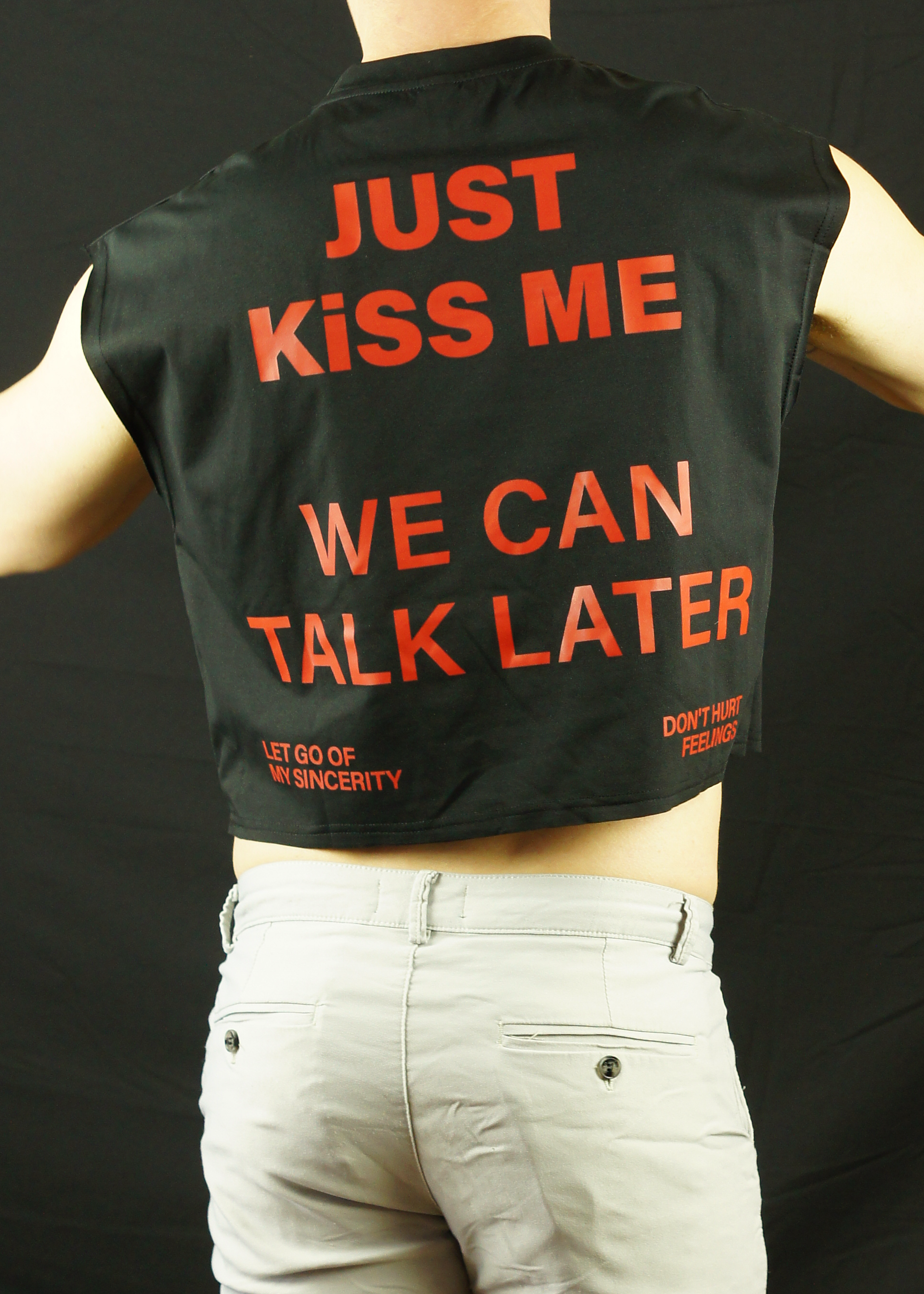 KISS ME TANK (RED)
