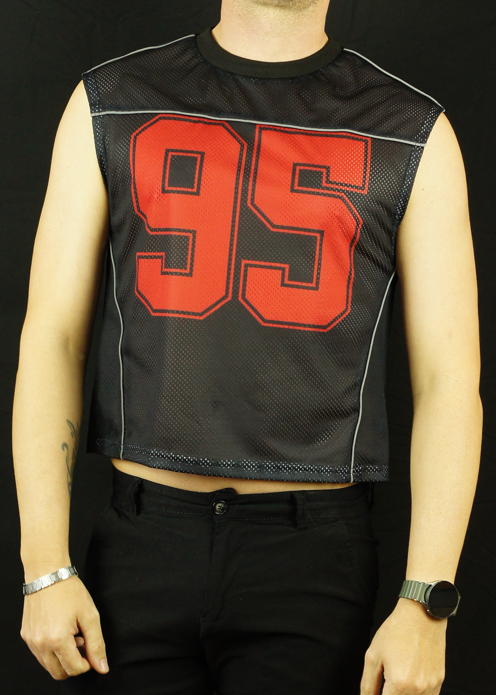 95 MESH TANK (BLACK)