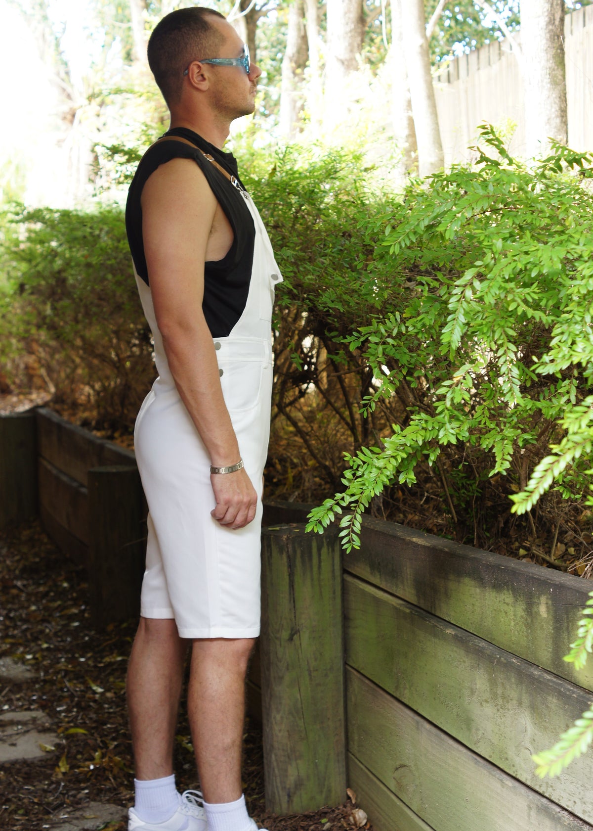 SHORT OVERALLS (WHITE)