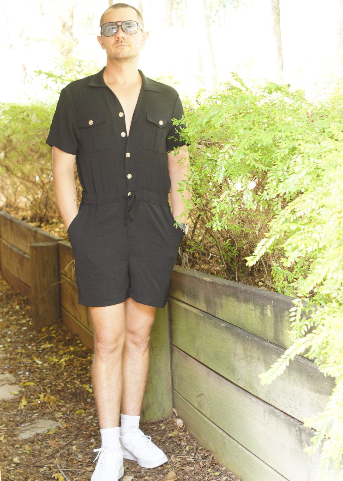 BUTTON UP ROMPER