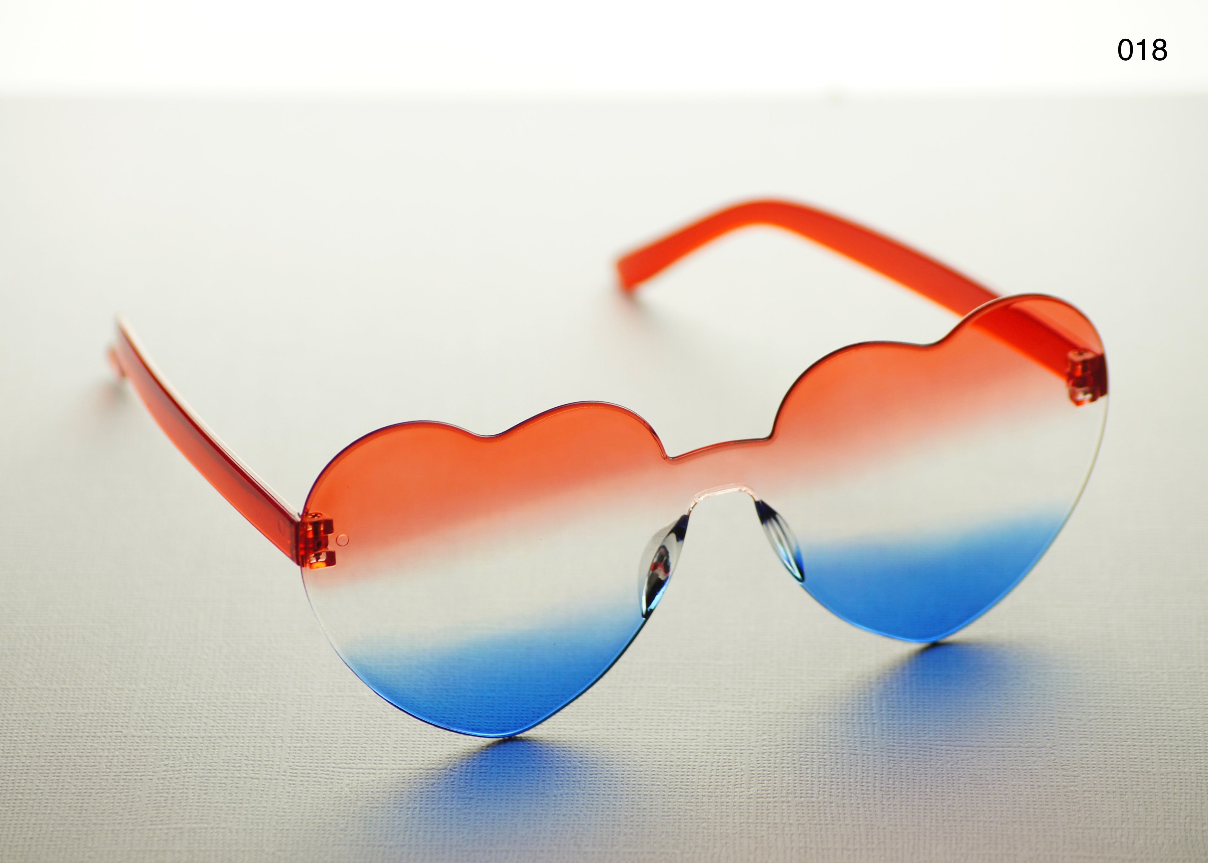 HEART SHAPE GLASSES (MULTIPLE COLOURS)