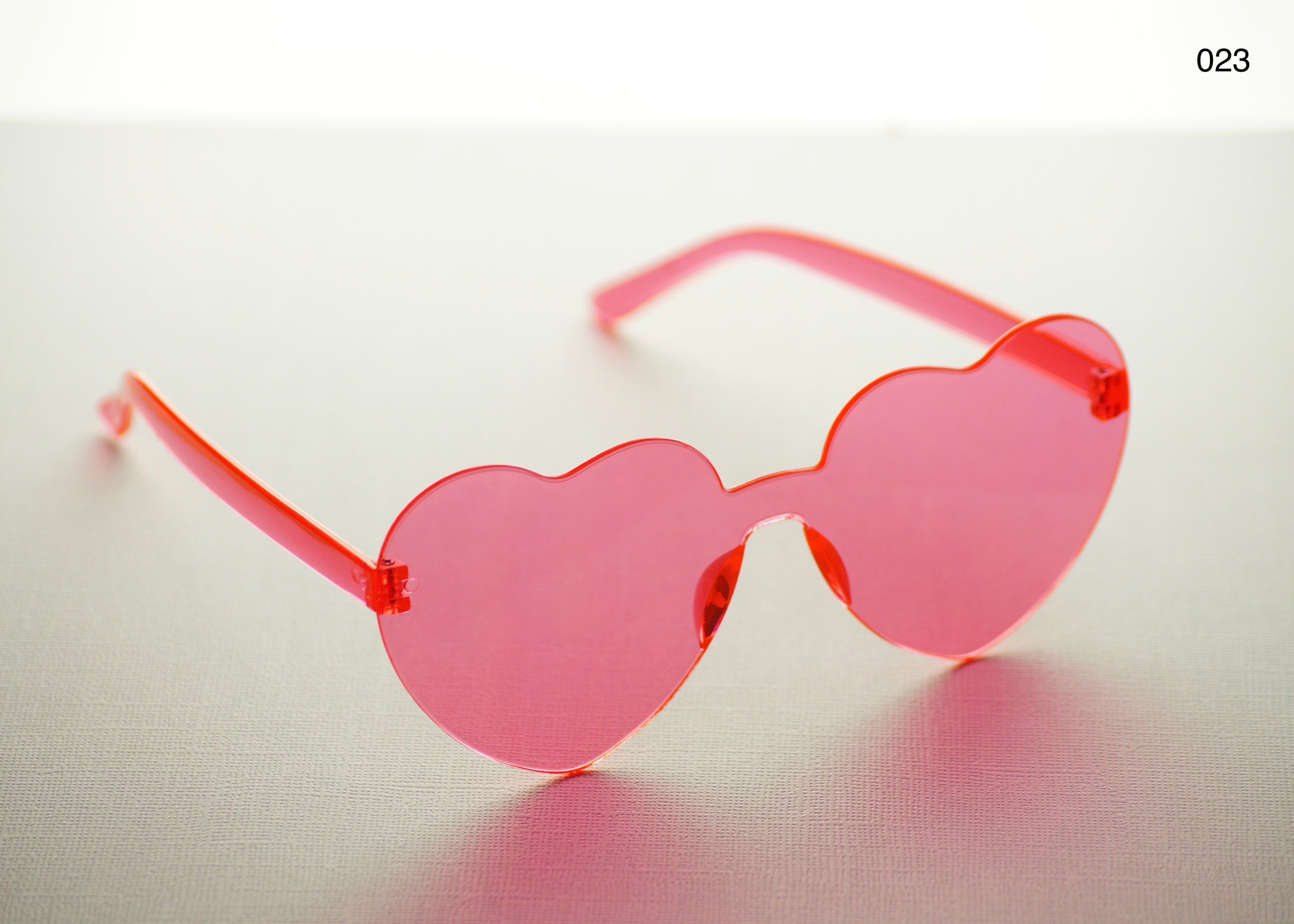 HEART SHAPE GLASSES (MULTIPLE COLOURS)