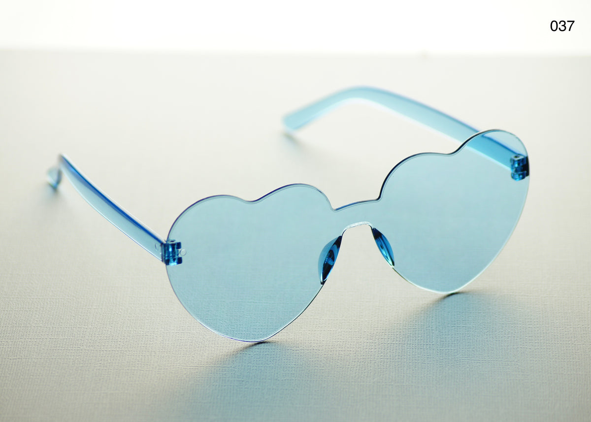 HEART SHAPE GLASSES (MULTIPLE COLOURS)