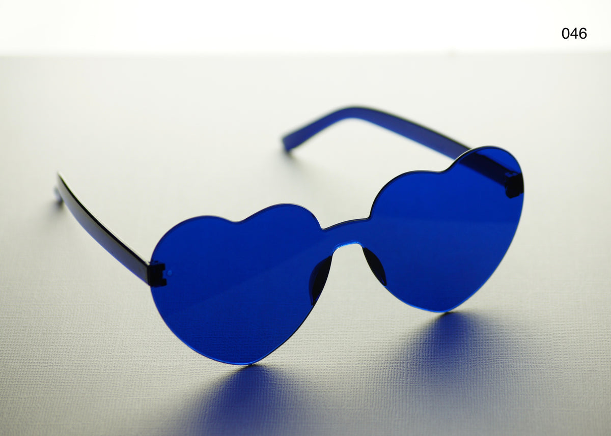 HEART SHAPE GLASSES (MULTIPLE COLOURS)