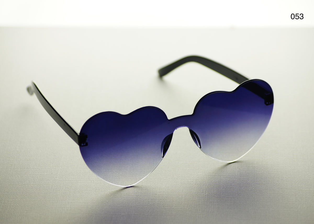 HEART SHAPE GLASSES (MULTIPLE COLOURS)