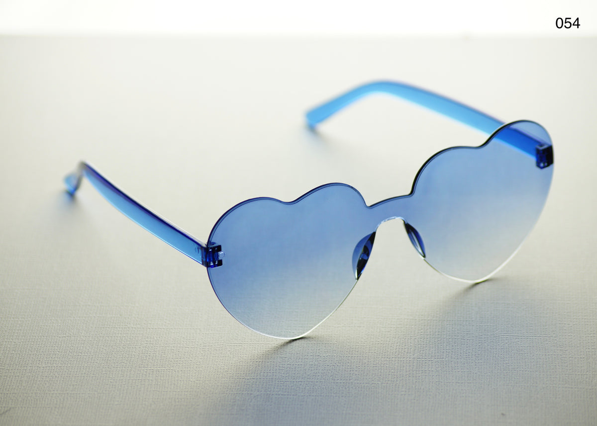 HEART SHAPE GLASSES (MULTIPLE COLOURS)