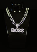BLING BOSS NECKLACE (SILVER)